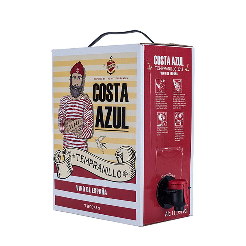 洛萨诺老船长3L真空装干红葡萄酒红酒