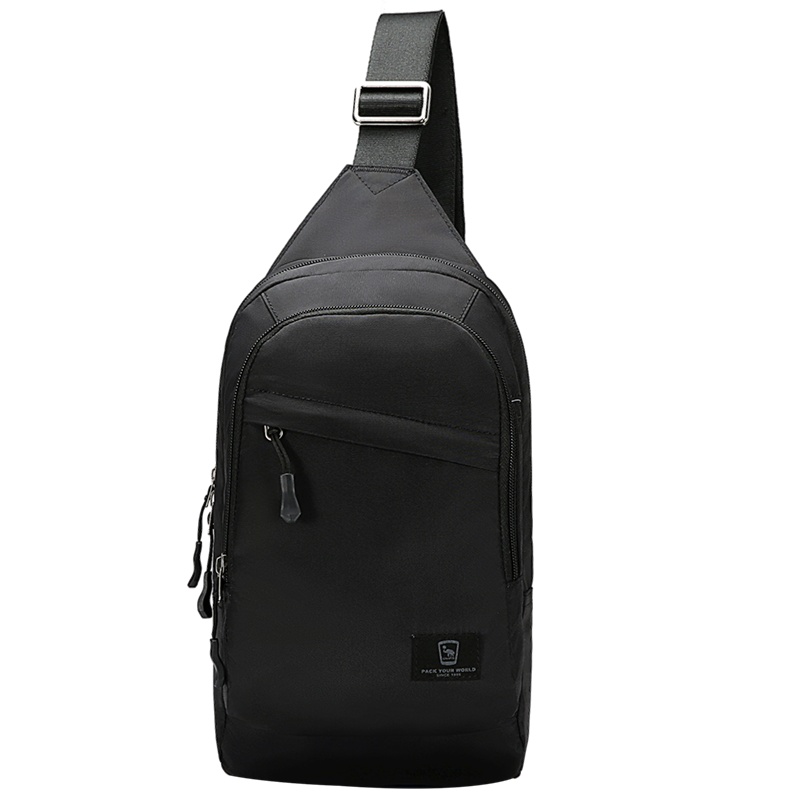 爱华仕男士胸包女韩版潮休闲斜挎包运动骑行小包情侣潮流单肩包5530