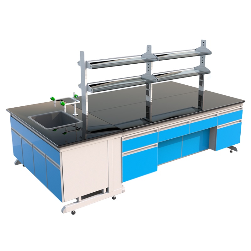 逐鹿中原实验室钢木台化验室操作台FD770学校实验室边台操作台