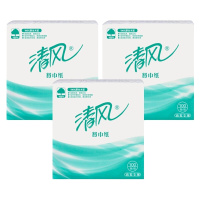 餐巾纸-清风B7AAM（210mm*100mm*1层，100抽/包，96包/箱