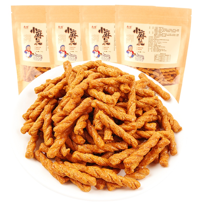 网红小麻花海苔味80g 休闲零食海苔麻花小吃零食80g