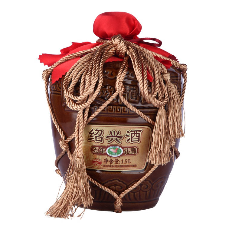 古越龙山 五年陈花雕 绍兴酒 1.5L/坛