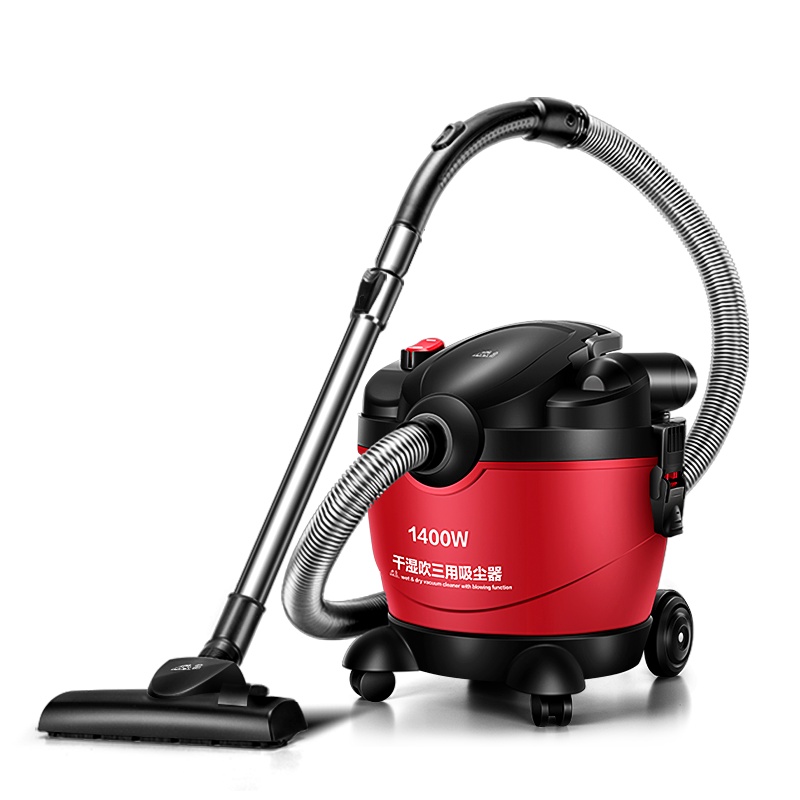 小狗(puppy)D-809 家用强力大功率地毯手持干湿吹多用工业小型桶式吸尘器