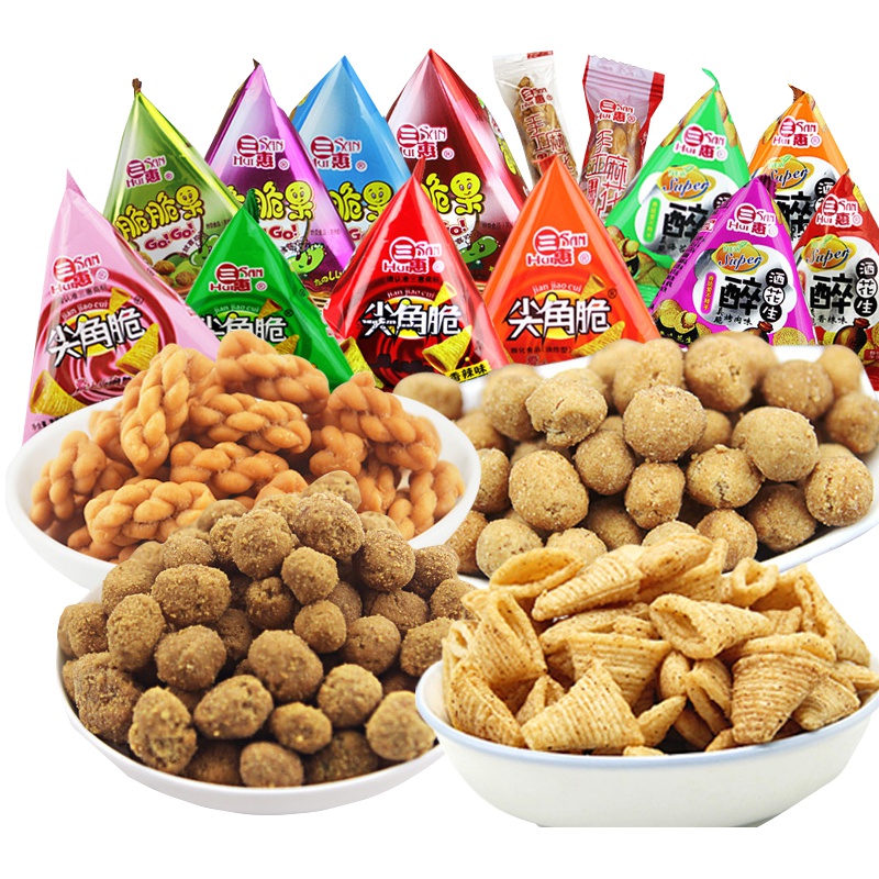 三惠零食大礼包20包妙脆角零食小吃休闲食品散装可以吃很久的好吃不贵