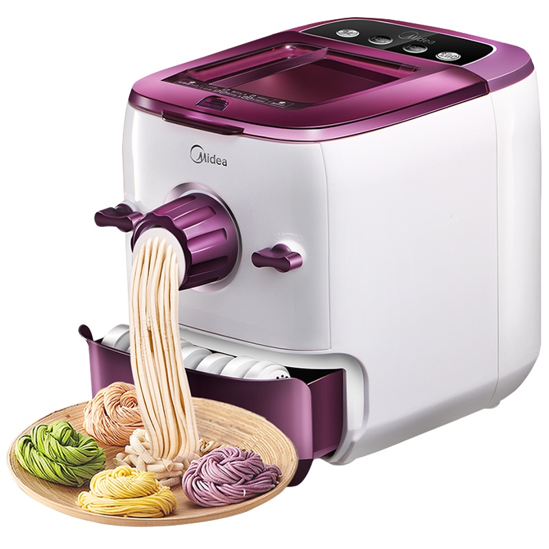 美的(Midea)智能面条机全自动机械式6套模头塑料螺旋杆全铜线电机 和面机 压面机 食品级POM材质 WNS1501B