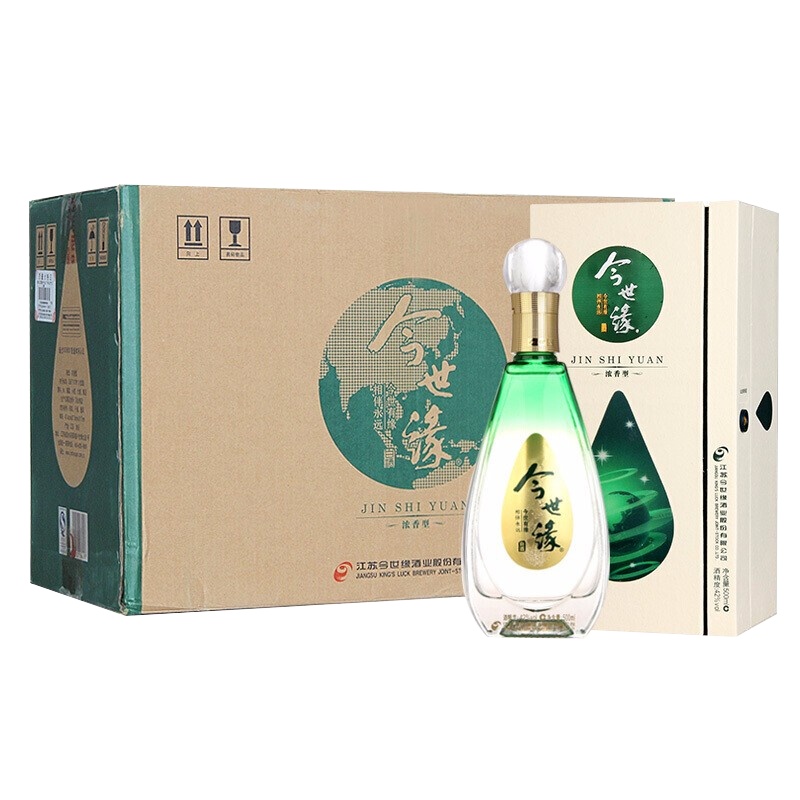 今世缘 生态地球 42度500ml*6 整箱 浓香型 白酒