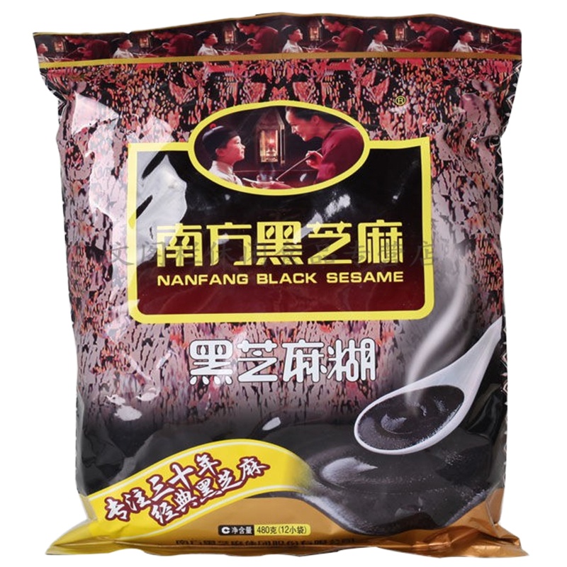 南方黑芝麻原味芝麻糊480g(12小袋)1袋