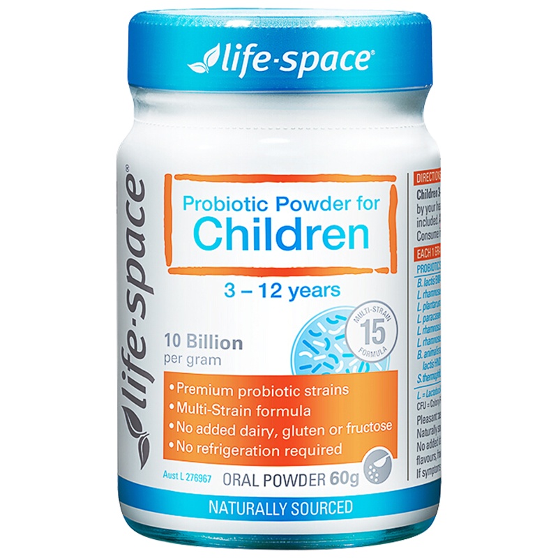 [肠道守护者]Life Space儿童益生菌粉 (3-12岁)营养素调理肠胃60g/罐装澳洲进口