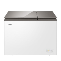 FCD-182XET 182升 顶开门双箱双温区冷柜 大冷冻小冷藏双温卧式冰柜 家商两用冰箱 电子温控