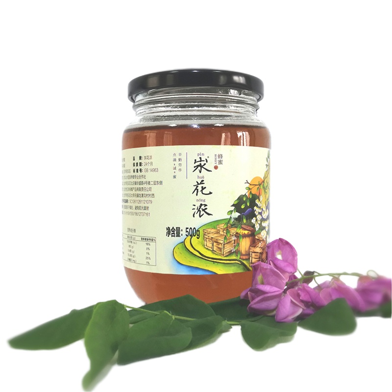 密云蜂蜜北庄汖花浓蜂蜜无添加剂密云水库水源保护地优质蜜源多种山花蜜500g装
