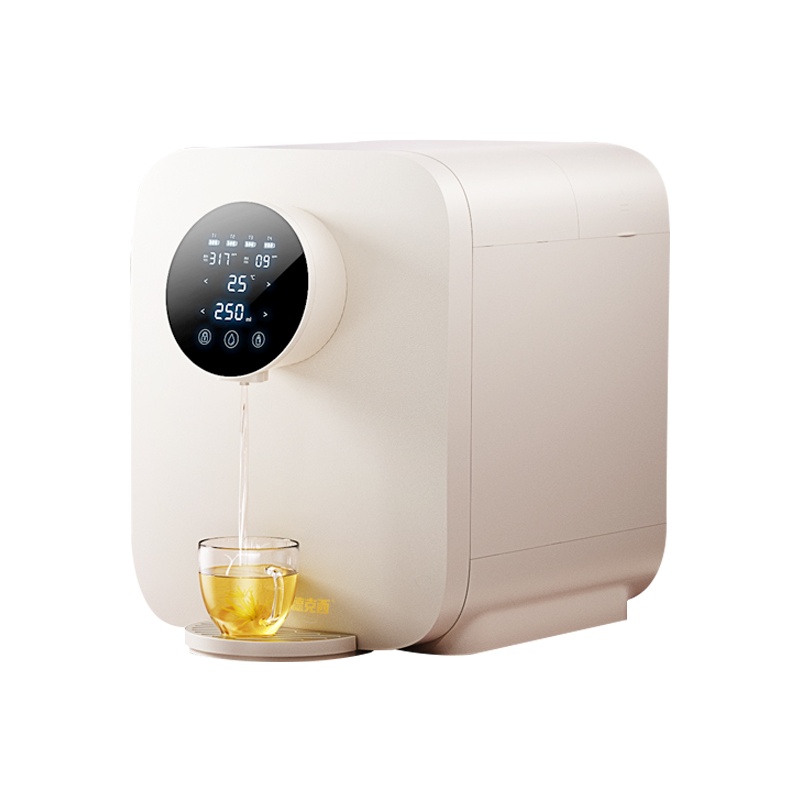 德国德克西净水器WB-1 家用直饮加热台上式一体机RO反渗透过滤净饮水机 贝母白(送一年原装进口滤芯)