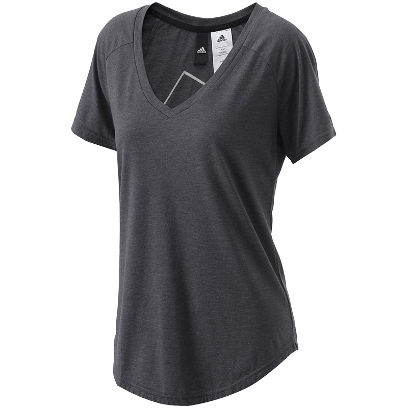 【自营】adidas阿迪达斯女装短袖T恤运动服S97200 L S97200黑+黑
