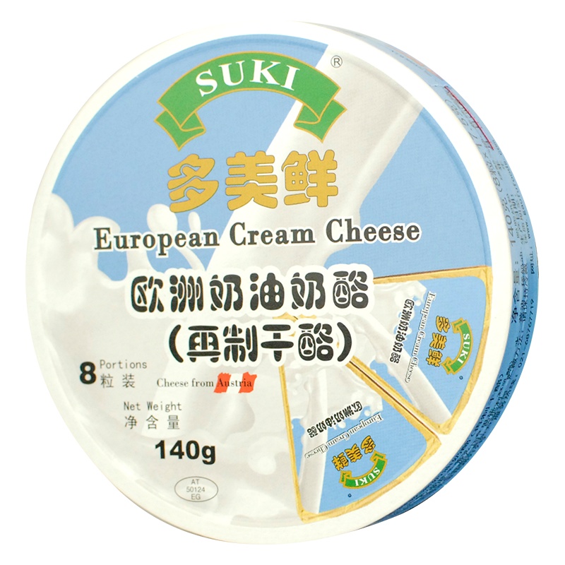 多美鲜(SUKI)欧洲奶油奶酪 140g(再制干酪)