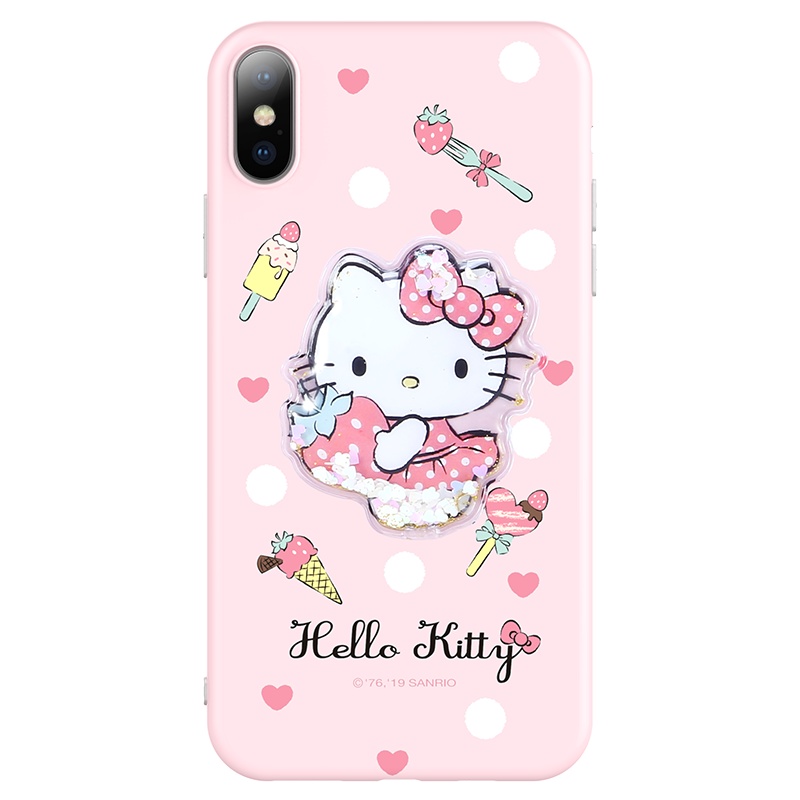 优加 hellokitty苹果x手机壳可爱XS卡通iPhoneXS保护套高档全包防摔xs硅胶萌网红少女心潮款个性创意凯蒂