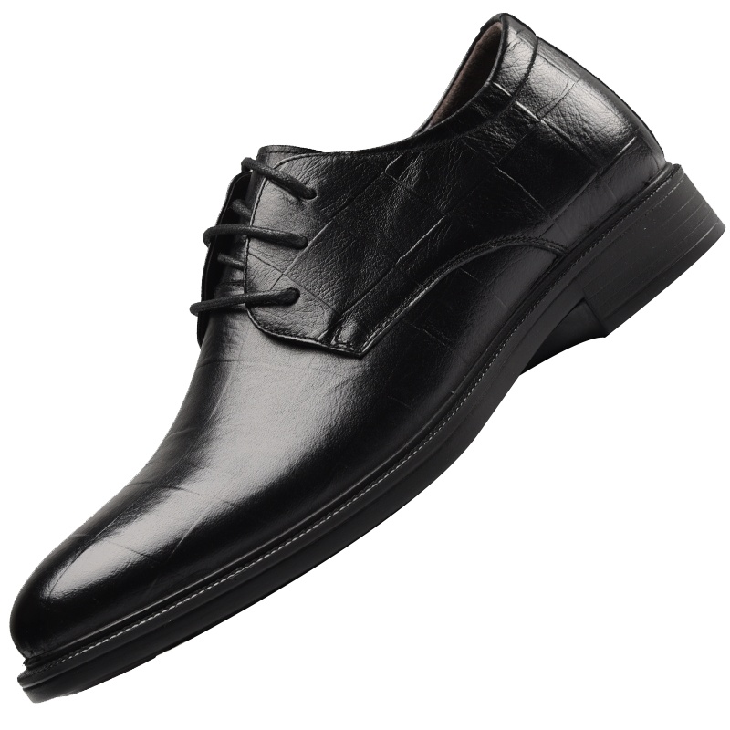 奥康男鞋春秋季韩版男士皮鞋商务正装内增高皮鞋男