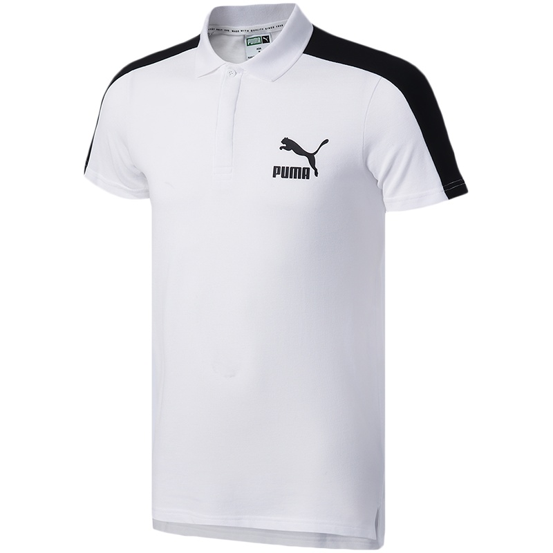 彪马PUMA男装T7运动服休闲短袖polo衫