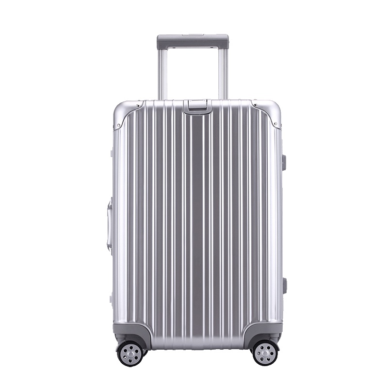 拉杆箱 时尚铝框PC+ABS拉杆箱 24寸万向轮拉杆箱包男女学生26寸密码箱