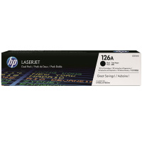 惠普(HP)CE310AD HP 126A 黑色激光打印硒鼓双套装适用于LaserJet CP1025/M175a/