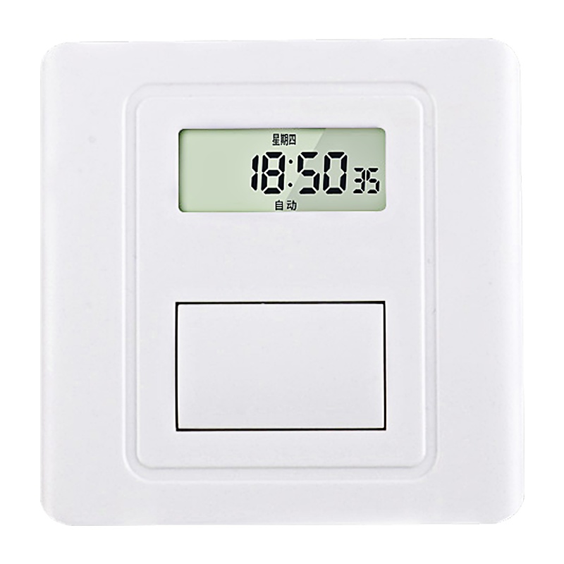 希崖面板时控开关220v全自动墙壁智能时间控制微电脑广告灯定时器