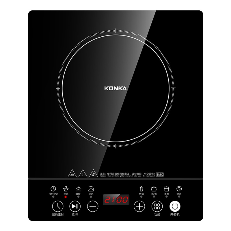 康佳（KONKA）电磁炉KEO-21CS08双层线圈大功率 匀火爆炒 10段火力调节