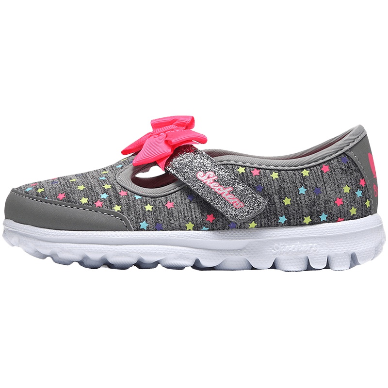 【自营】Skechers斯凯奇女婴童休闲鞋Go walk魔术贴低帮运动鞋81148N
