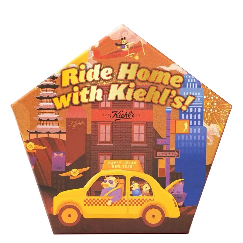 [旅行必囤]科颜氏中小样八件套白泥黄瓜水唇膏一号金盏花洁面鸢尾花水高保湿面霜清爽防晒保湿精华乳 限定款