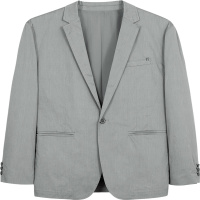 千纸鹤男装休闲套装2020年春季商务男士纯色一粒扣单西35212