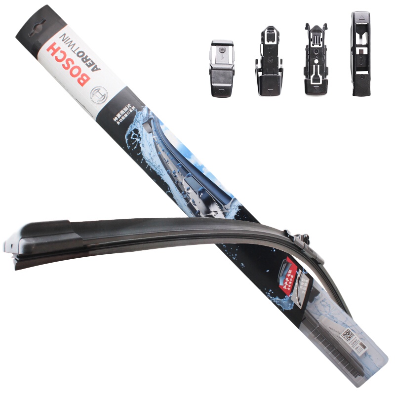 BOSCH博世神翼六合一接口无骨雨刮器单只装 大众别克福特标致斯柯达奔驰宝马奥迪MG雨刷片