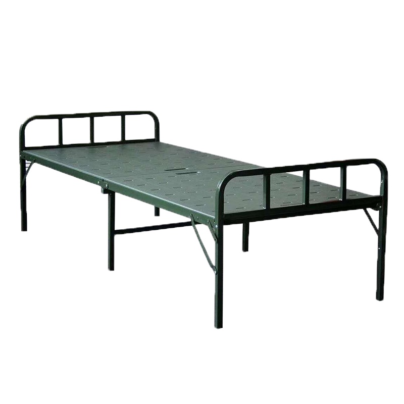 兵行者(SOLDIERS WALKER) 单层两折床铁床行军床工程塑料床加固高架床