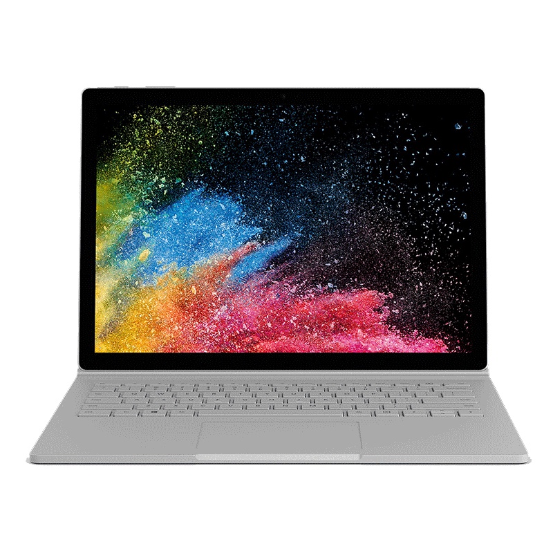 微软(Microsoft)Surface Book 2 13.5英寸超轻薄二合一平板电脑 设计师笔记本(i7-8650U 16GB 512GB SSD GTX1050 2G独显 银