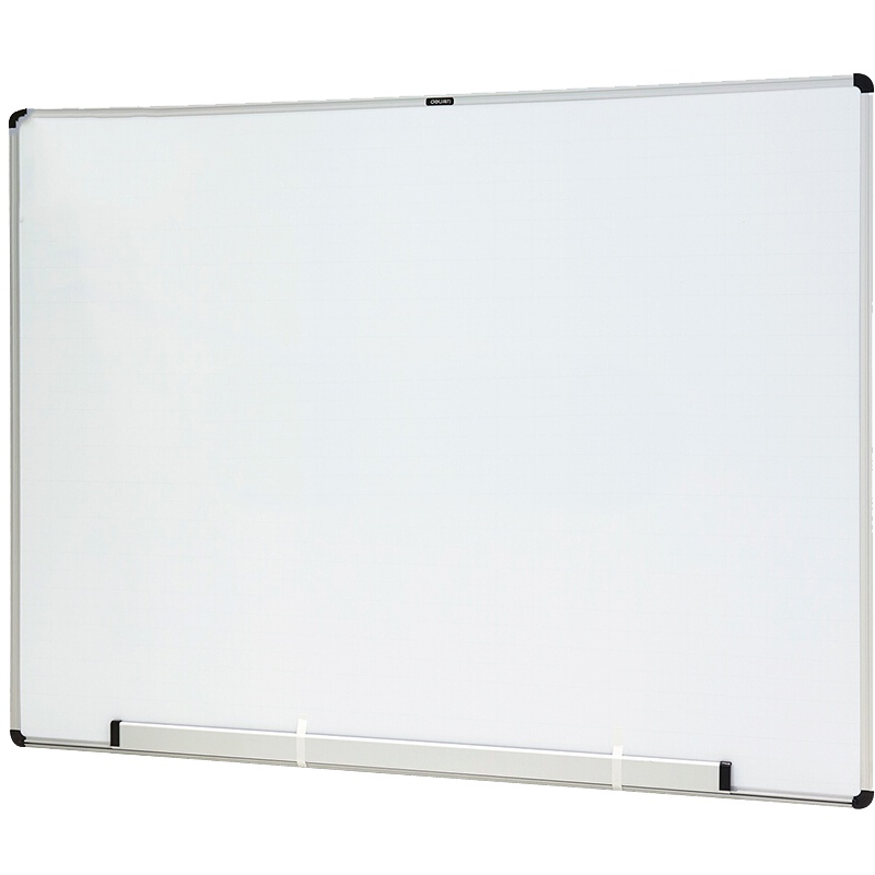 得力(deli)90*120cm磁性办公教学会议白板悬挂式写字板黑板33370