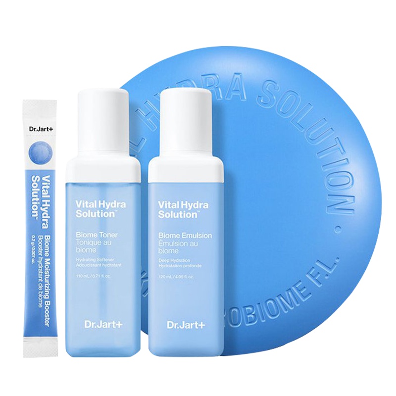 Dr.Jart+蒂佳婷 蓝药丸水乳套装 活力水润肌肤护理套盒 爽肤水110ml+乳液120ml