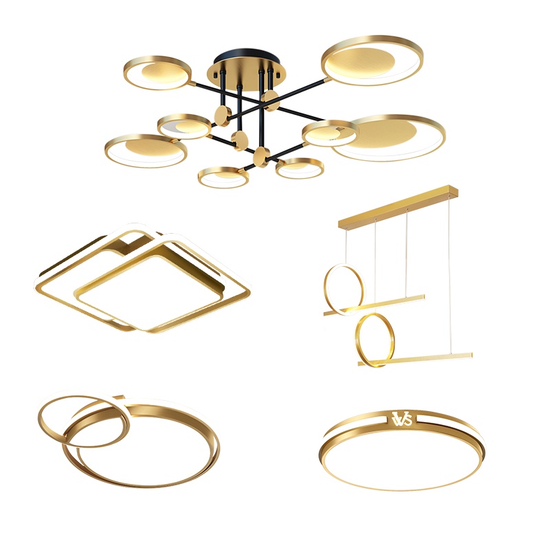 VVS美学灯 轻奢新款灯具北欧大气轻奢led吊灯家用别墅复式楼大气客厅灯现代简约创意时尚个性卧室书房餐厅灯