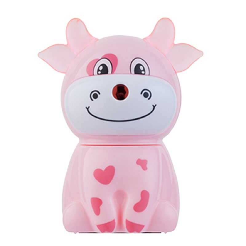 齐心(Comix) 铅笔刀削笔器手摇多功能钻刨旋绞转笔刀 B2473 牛牛自动进铅削笔机 颜色随机 单个价格