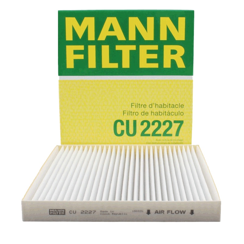 曼牌(MANN)空调滤CU2227适配12-14款菲跃/08款铂锐/05-11款指南者/11-15款自由客/铂锐/酷威