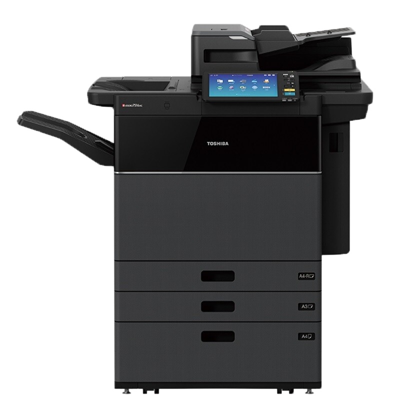 东芝(TOSHIBA)FC-7616AC A3彩色激光,打印机 复印机75页/分钟(双面器、同步输稿器、三纸盒、出纸盘)