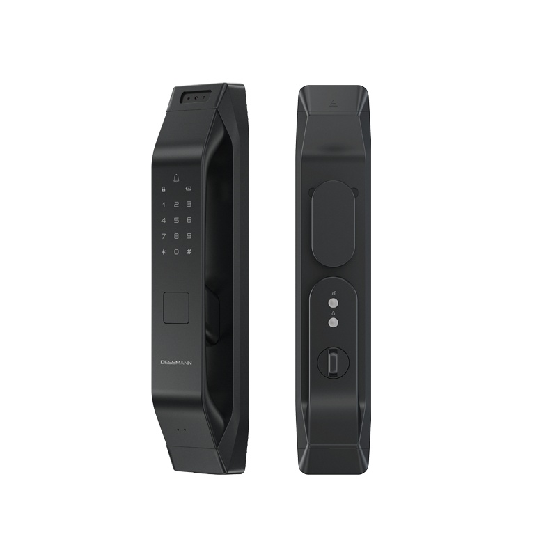 德施曼指纹锁密码锁家用防盗门3D人脸识别智能锁感应锁电子锁R7P高端黑