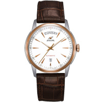 英纳格(ENICAR)红牌系列时尚简约休闲商务皮带自动机械男士手表1169/50/357GZ