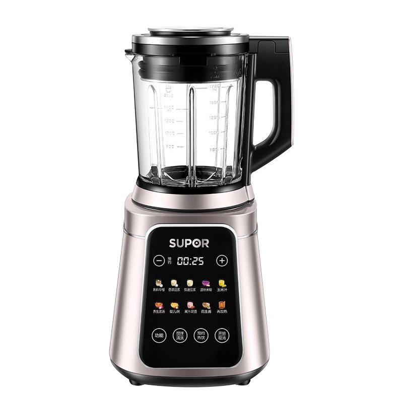 苏泊尔 (SUPOR) 破壁机料理机SP39S可拆洗低音家用 豆浆婴儿辅食机 搅拌料理机破壁机 高清屏彩色显示 全钢机身