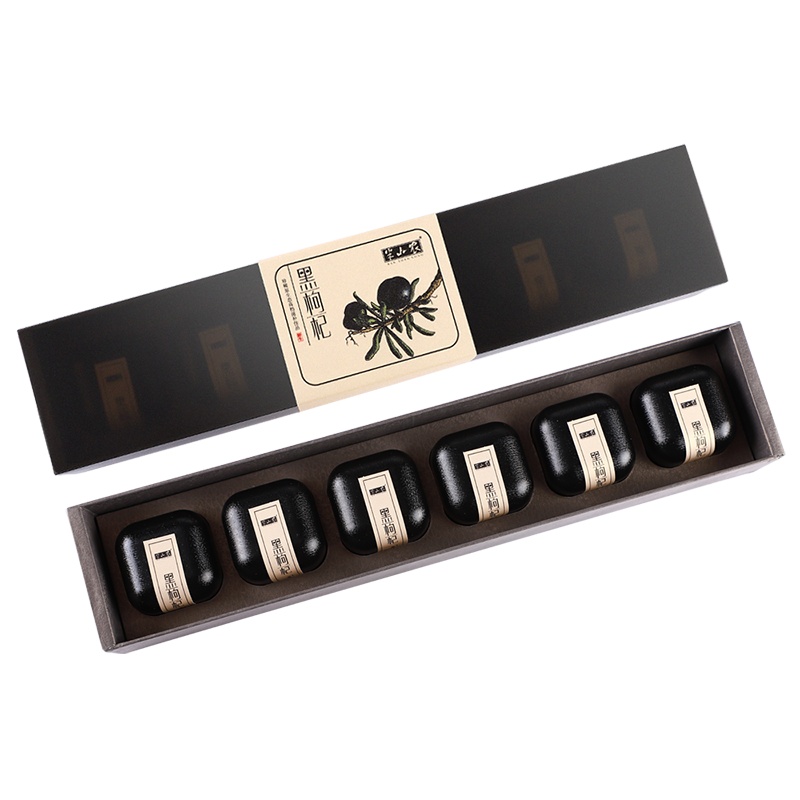 半山农 黑枸杞高端礼盒18克*6罐 精选特优级大果黑枸杞免洗 青海柴达木罐装