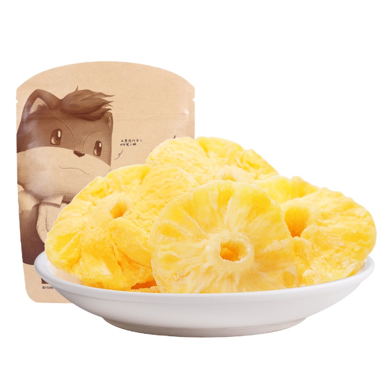 三只松鼠(threesquirrels) 106g菠萝干 两包装