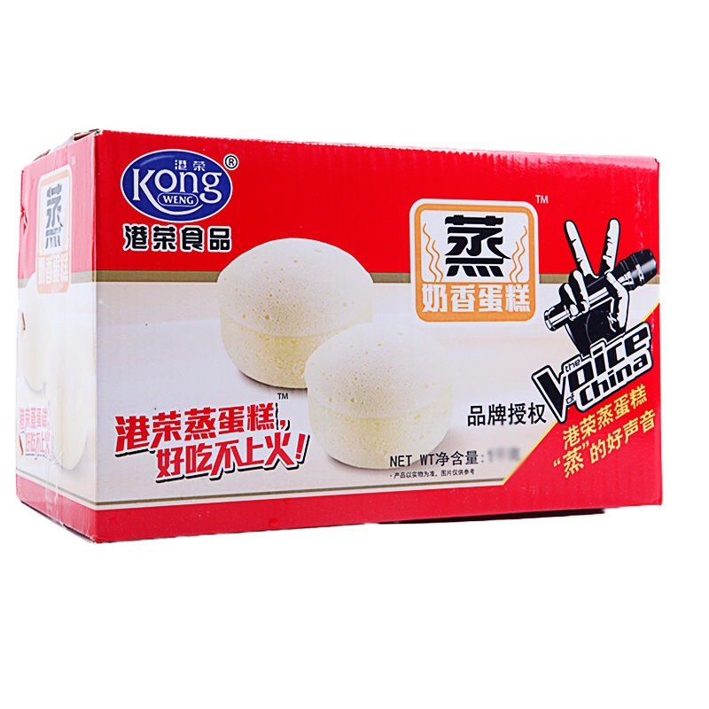 港荣蒸蛋糕(奶香味) 30g*10