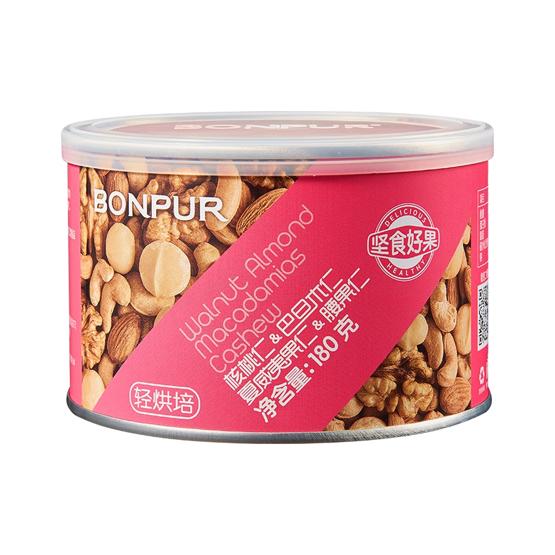 坚食好果每日坚果混合罐装干果孕妇零食特产含核桃夏威夷果腰果仁