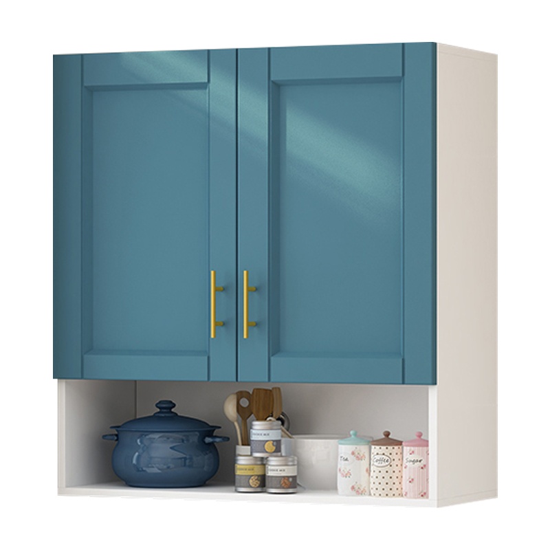 汉诺鑫威厨房吊柜挂壁柜浴室收纳柜定制北欧风轻奢家用阳台墙壁柜储物衣柜[工厂现做 7天内发货]