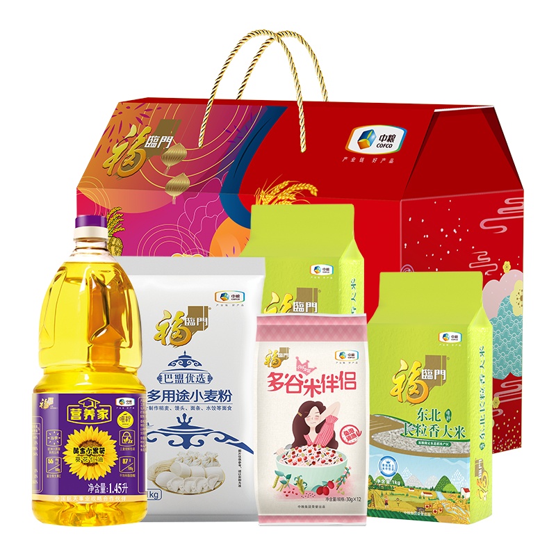 中粮福临门唯粹福小厨大礼包D型(3360g+1.45L)