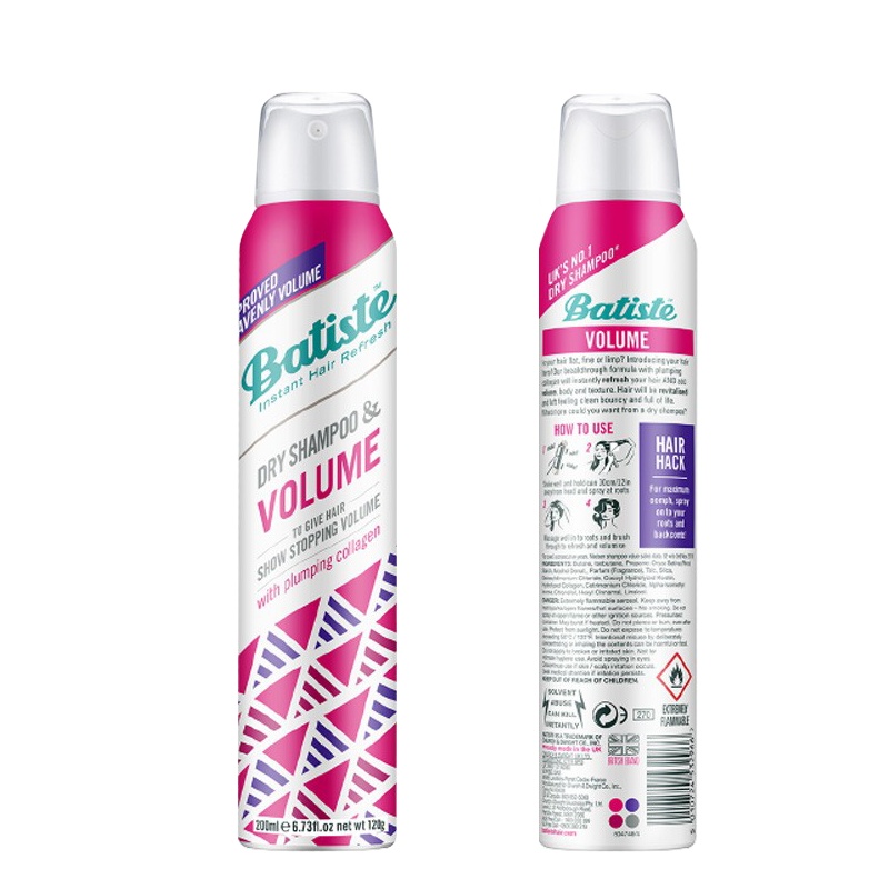 碧缇丝(batiste)头发干洗喷雾 丰盈蓬松200ml