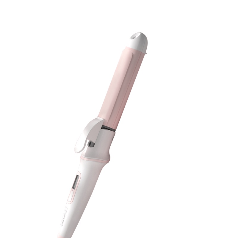 康夫(CONFU)美发器 卷发棒夹板内扣大波浪直发卷发两用发夹恒温卷发棒懒人神器女直发夹KF-535A粉