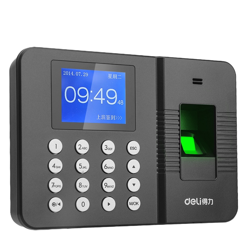 得力(deli) 3960 指纹考勤机 考勤 打卡机 打卡器 签到机