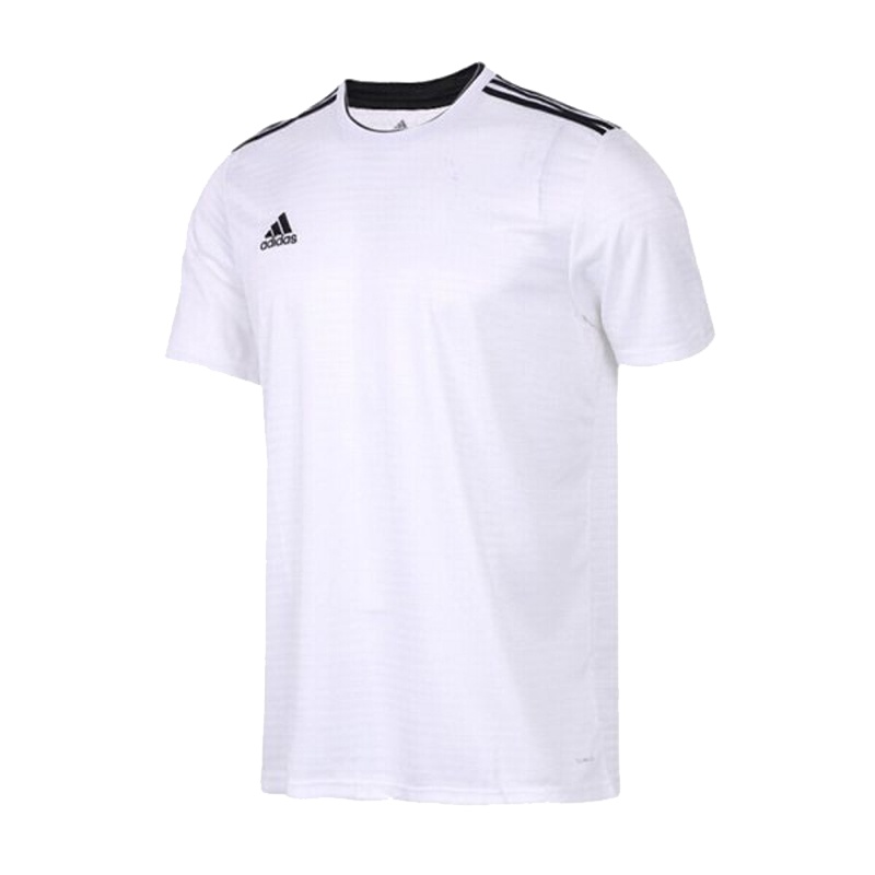阿迪达斯（ADIDAS）男款足球运动短袖T恤CF0682/CF0679