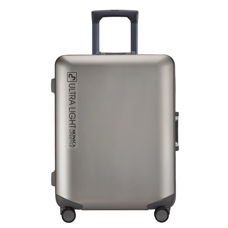 MONSCA摩斯卡PC铝框拉杆箱万向轮行李箱男女商务旅行箱20/22/24/28寸